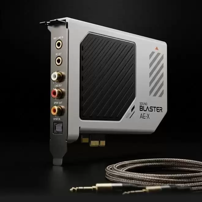 Creative推出Sound Blaster AE-X内置声卡,支持130dB信噪比