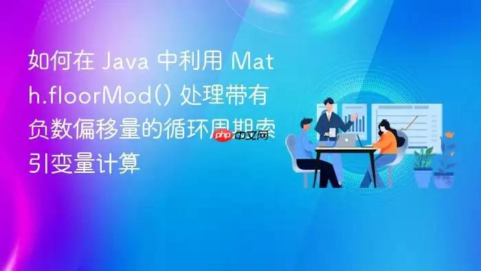 如何在 Ja va 中利用 Math.floorMod() 处理带有负数偏移量的循环周期索引变量计算