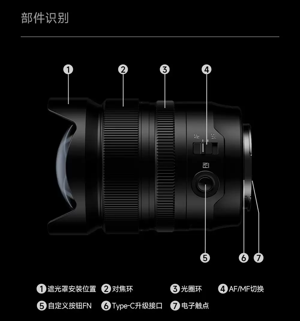 星曜光学发布 AF 12mm F2.8 超广角全画幅相机镜头: E / Z 卡口,首发 3999 元