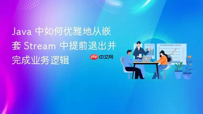 Ja va 中如何优雅地从嵌套 Stream 中提前退出并完成业务逻辑