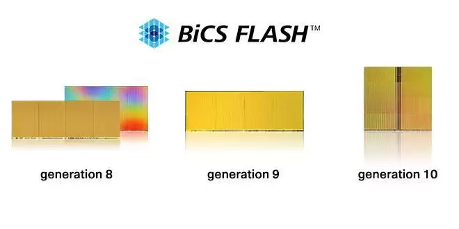 消息称铠侠计划2027年量产BiCS10（332层）3D NAND闪存