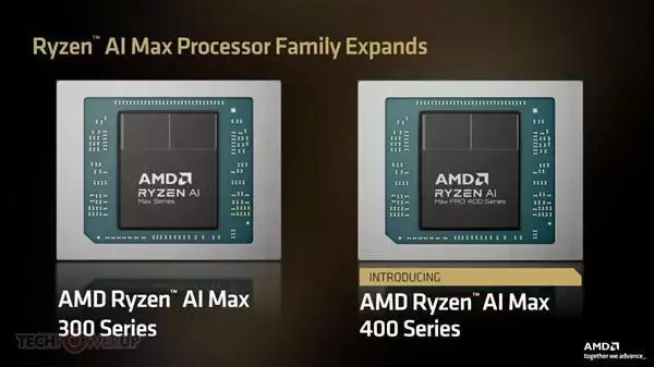 x86首次冲上192GB!AMD锐龙AI Max 400发布:最高5.2GHz