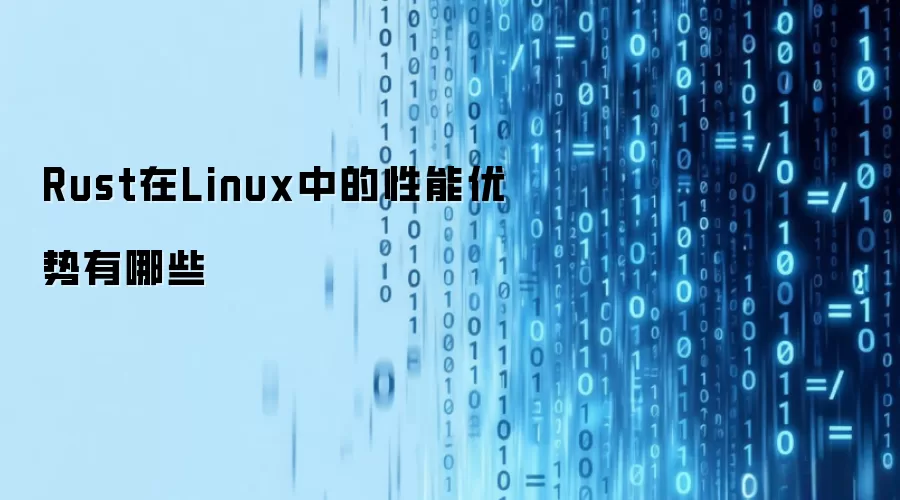 Rust在Linux中的性能优势有哪些