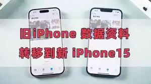 如何将旧iPhone数据传输到iPhone15