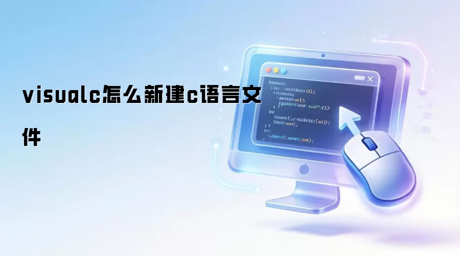 visualc怎么新建c语言文件