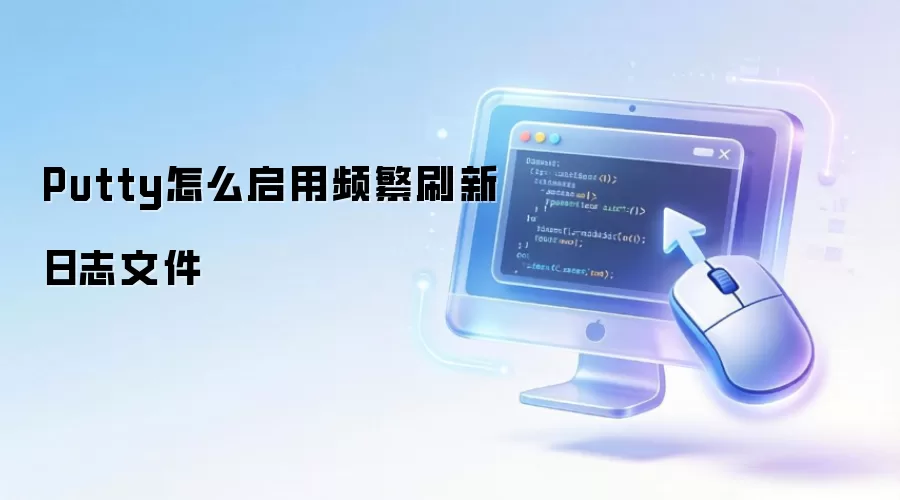 Putty怎么启用频繁刷新日志文件