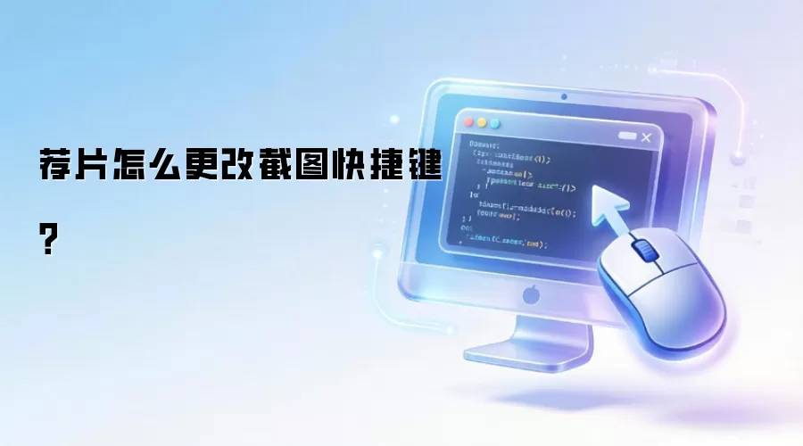 荐片怎么更改截图快捷键?