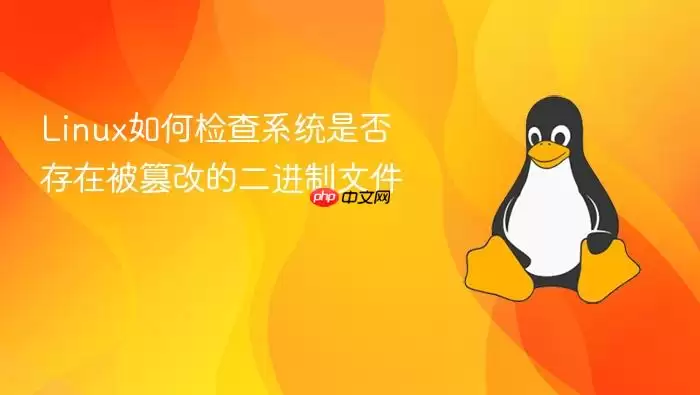 linux如何检查系统是否存在被篡改的二进制文件
