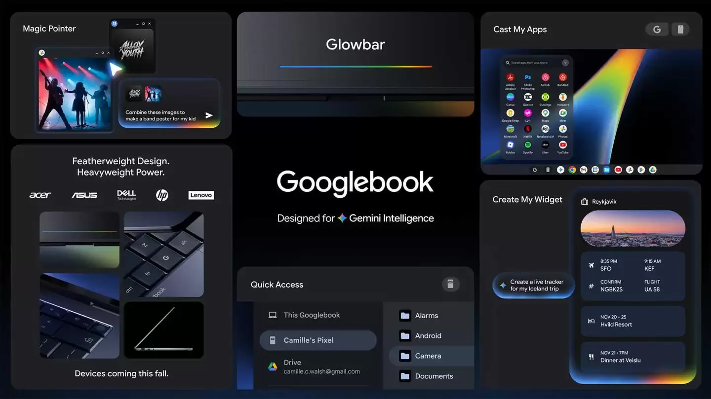 曝谷歌Chromebook品牌将升级为Googlebook，深度整合Gemini