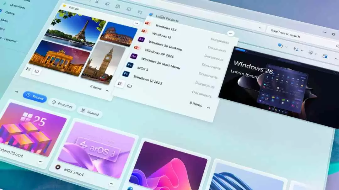 界面惊艳! 用户自制Windows12概念版
