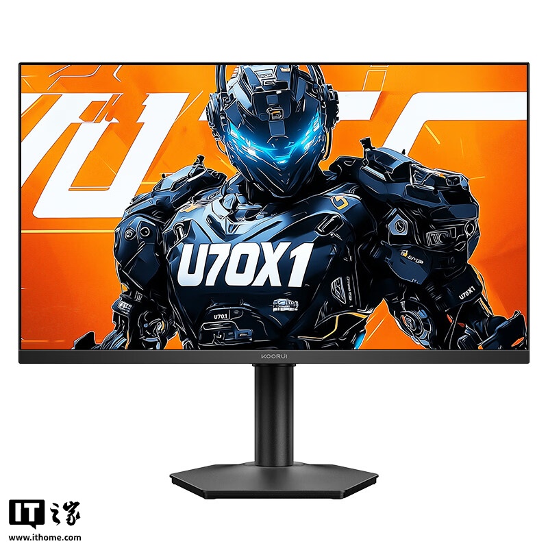 科睿推出“U70X1”27 英寸显示器：4K 160Hz / FHD 320Hz 双模，1399 元