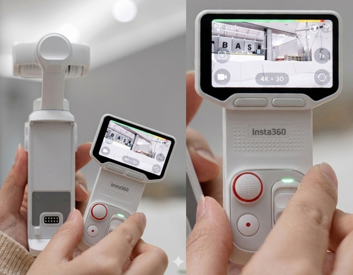 首创可拆卸屏幕,影石 Insta360 Luna Ultra 手持云台相机包装盒曝光
