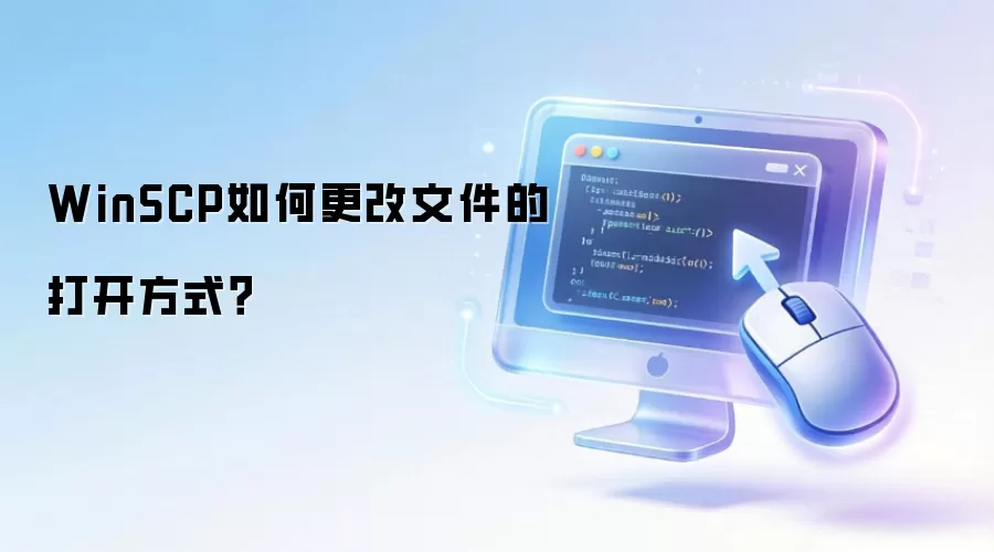 WinSCP如何更改文件的打开方式？
