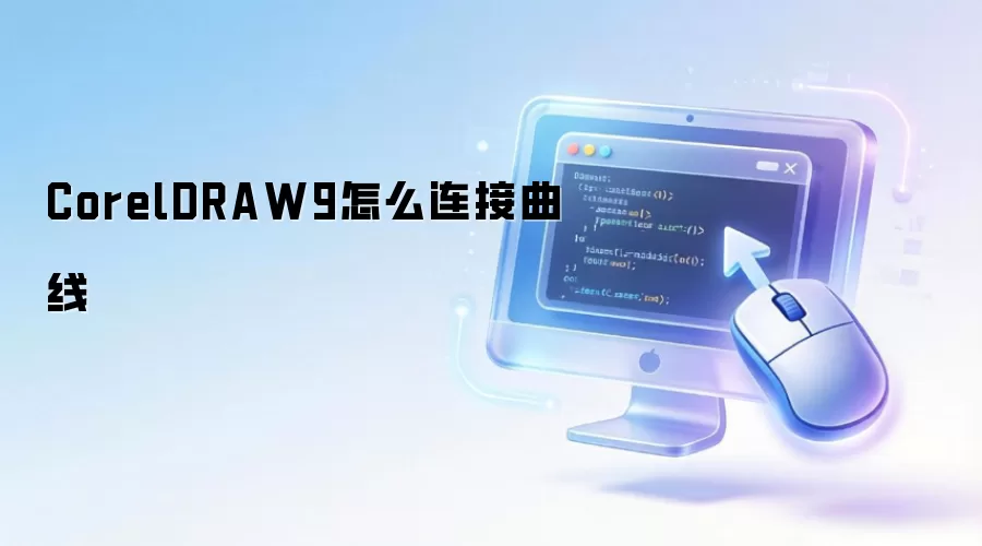 CorelDRAW9怎么连接曲线