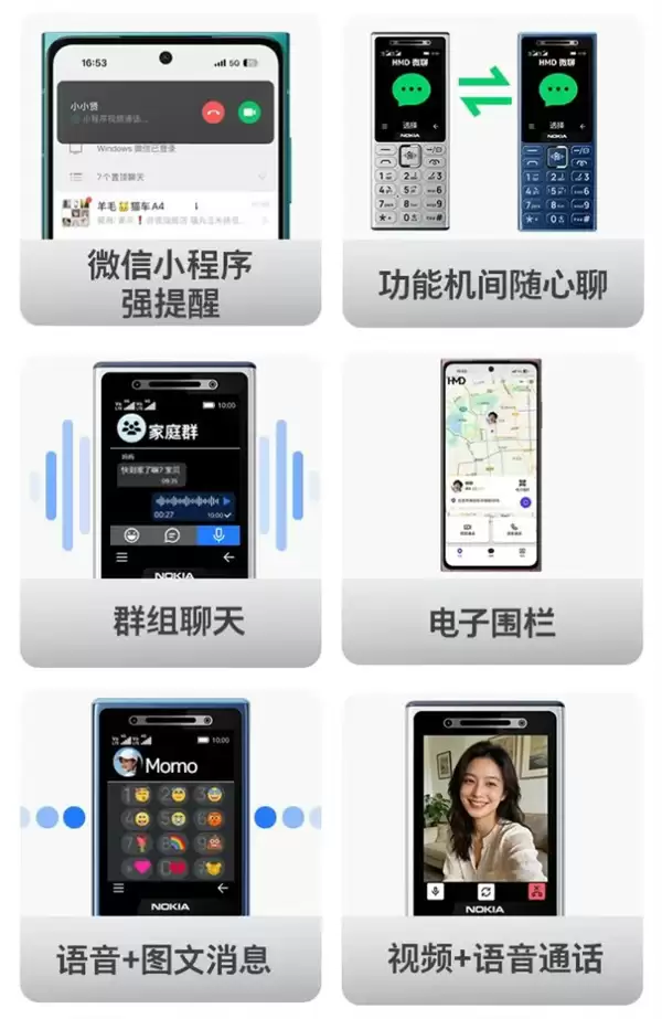 首发卖断货！诺基亚200/210 4G少量补货：诺基亚首款微聊手机