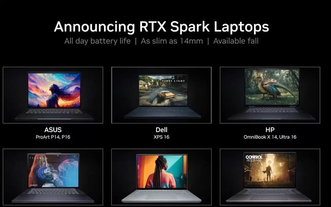 RTX Spark笔电指向高端市场：英伟达或建议1799美元起步