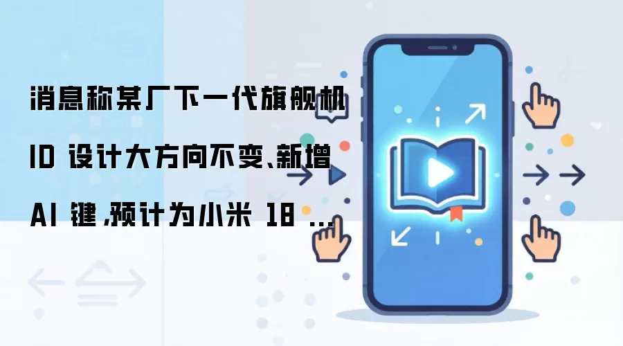 消息称某厂下一代旗舰机 ID 设计大方向不变、新增 AI 键，预计为小米 18 系列