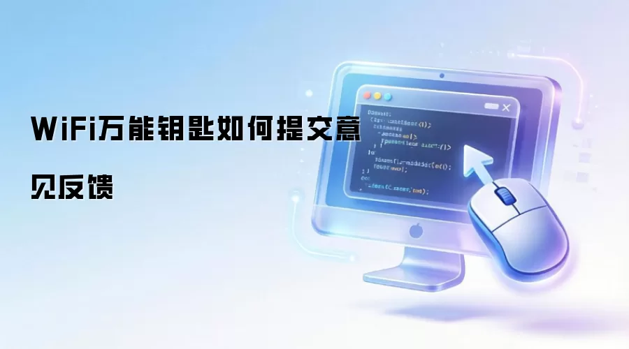 WiFi万能钥匙如何提交意见反馈