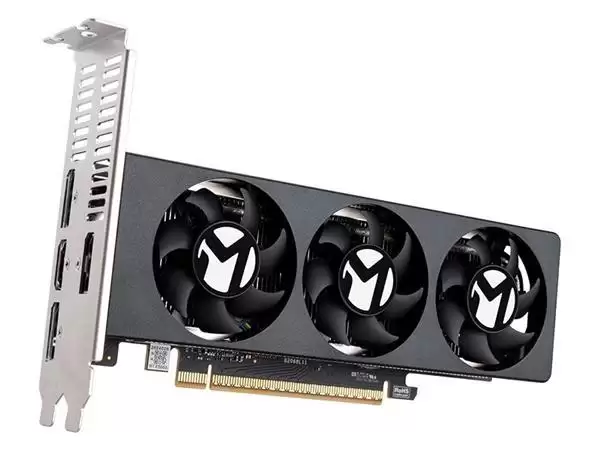 3399元！铭瑄RTX 5060 LP半高显卡上市：双槽三风扇+10Gbps接口