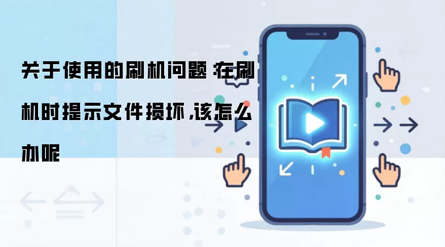 关于使用的刷机问题：在刷机时提示文件损坏，该怎么办呢