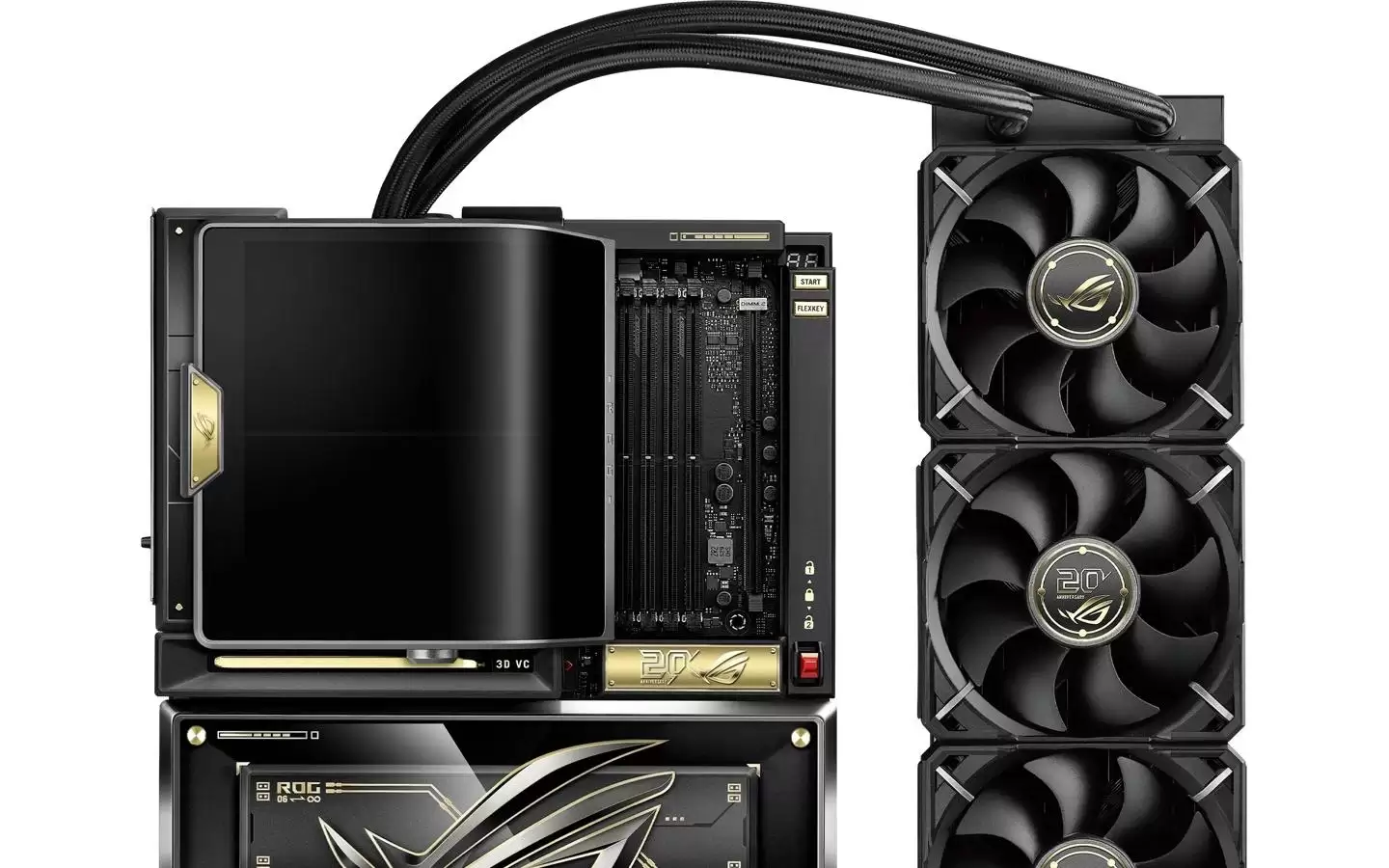 华硕ROG CROSSHAIR X870E EDITION 20主板用上PCIe交换芯片