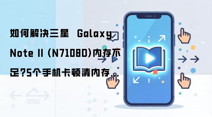 如何解决三星  Galaxy Note II (N7108D)内存不足？5个手机卡顿清内存方法
