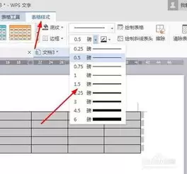 如何设置ppt表格的三线表