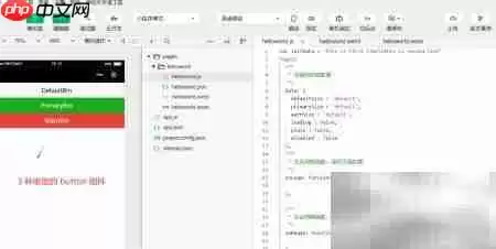 微信小程序button组件详解