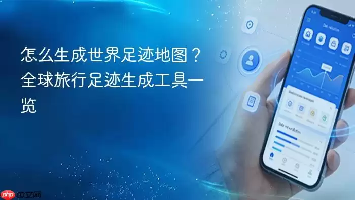 怎么生成世界足迹地图？全球旅行足迹生成工具一览