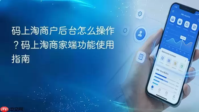 码上淘商户后台怎么操作？码上淘商家端功能使用指南