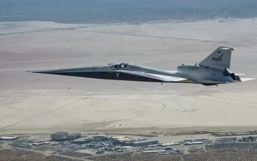 NASA X-59静音超音速飞机完成关键试飞，将在居民区上空开展测试