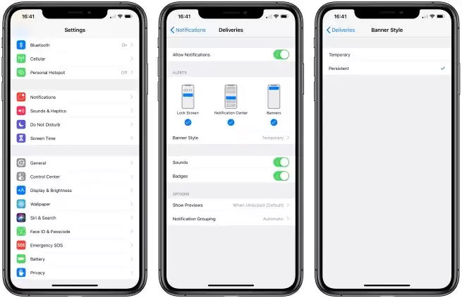 如何在 iPhone 和 iPad 上启用「持久」通知？