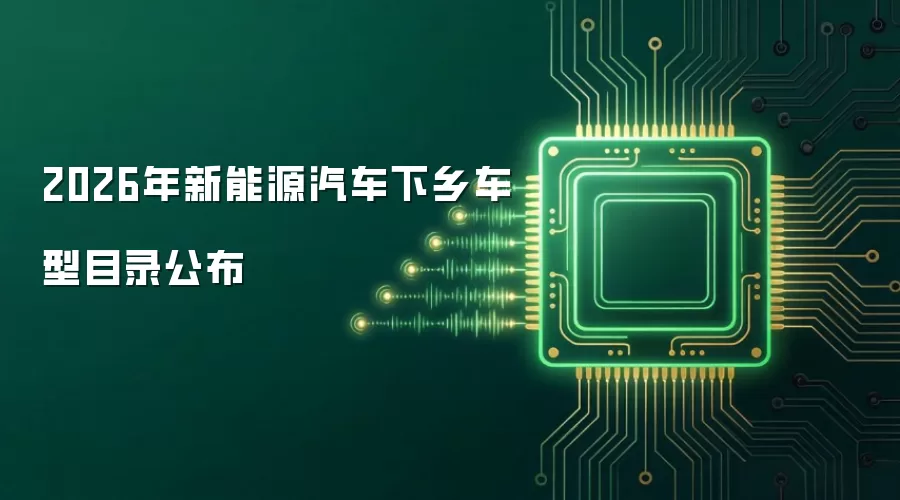 2026年新能源汽车下乡车型目录公布