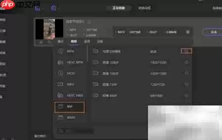 Mac上快速转换MP4为A VI