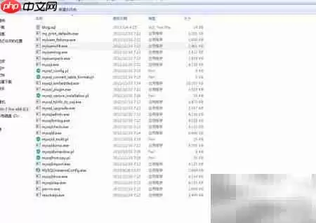 MySQL目录结构与my.ini解析