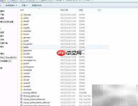MySQL目录结构与my.ini解析