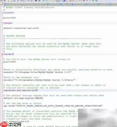 MySQL目录结构与my.ini解析