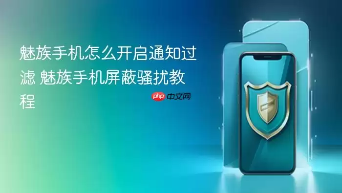 魅族手机怎么开启通知过滤 魅族手机屏蔽骚扰教程