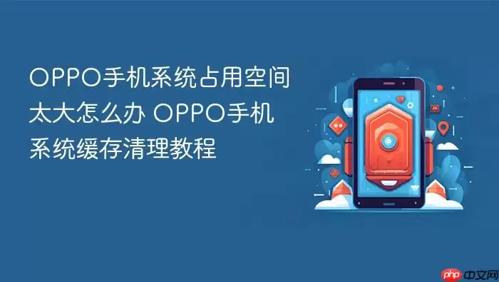 OPPO手机系统占用空间太大怎么办 OPPO手机系统缓存清理教程