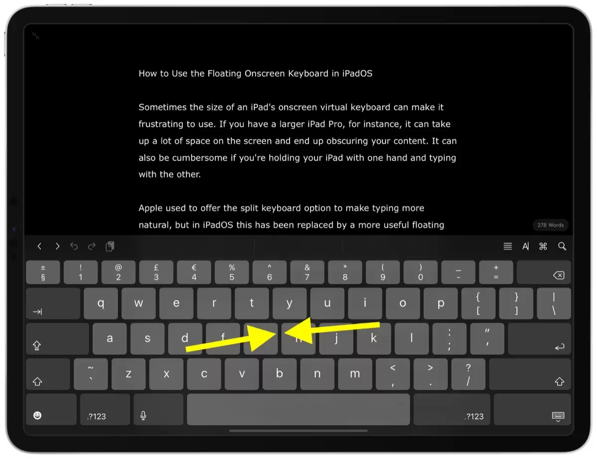 iPadOS 教程 | 如何在 iPad 上使用屏幕浮动键盘? iPadOS 教程 | 如何在 iPad 上使用屏幕浮动键盘?