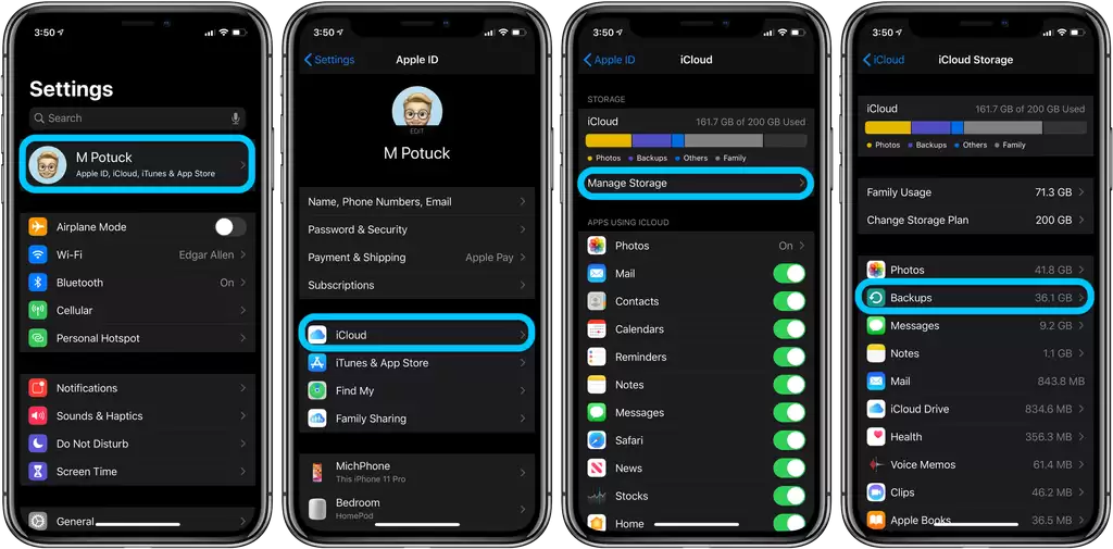 iCloud 教程：如何删除 iPhone 上的云端备份？