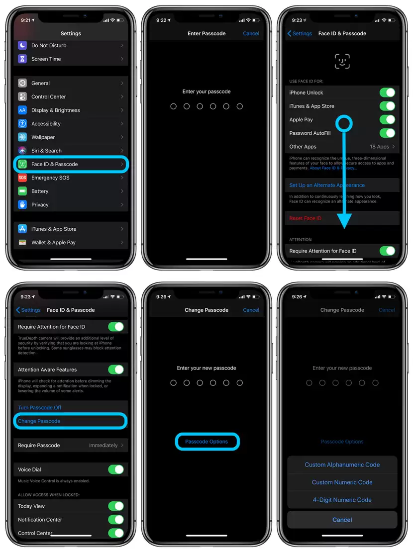 iPhone如何自定义密码？如何跳过Face ID输入密码？