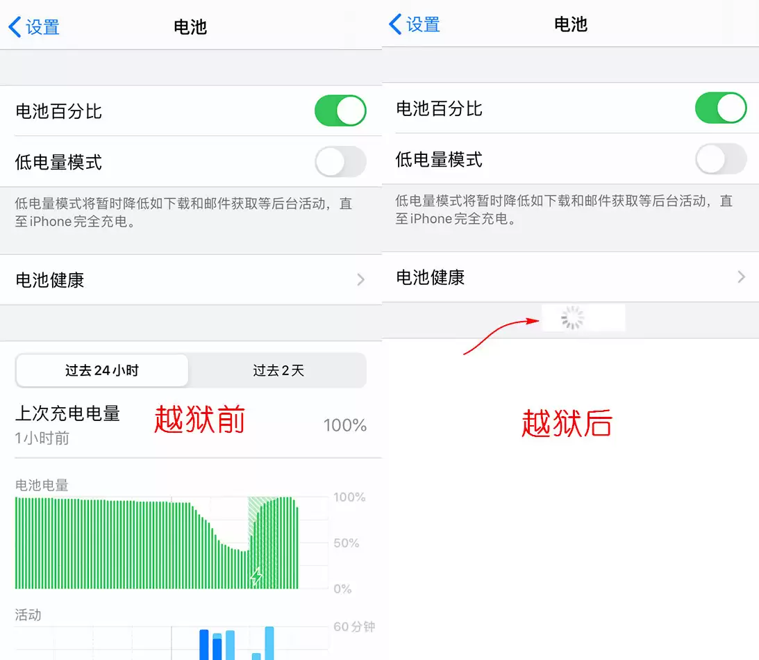 iOS 13 越狱后“电池健康”无法显示如何解决? iOS 13 越狱后“电池健康”无法显示如何解决?