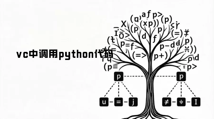 vc中调用python代码
