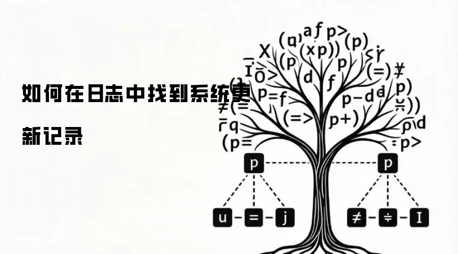 如何在日志中找到系统更新记录