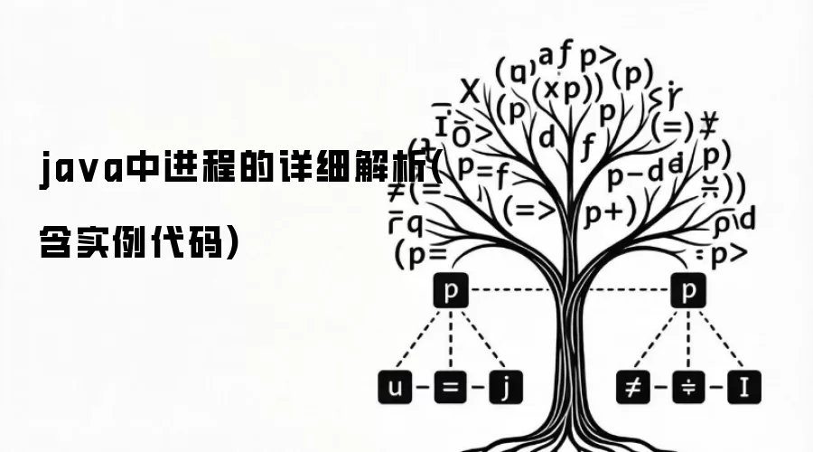 ja va中进程的详细解析(含实例代码)