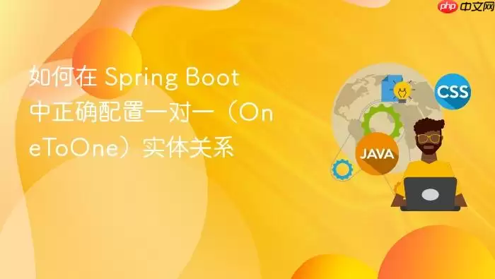 如何在 Spring Boot 中正确配置一对一(OneToOne)实体关系