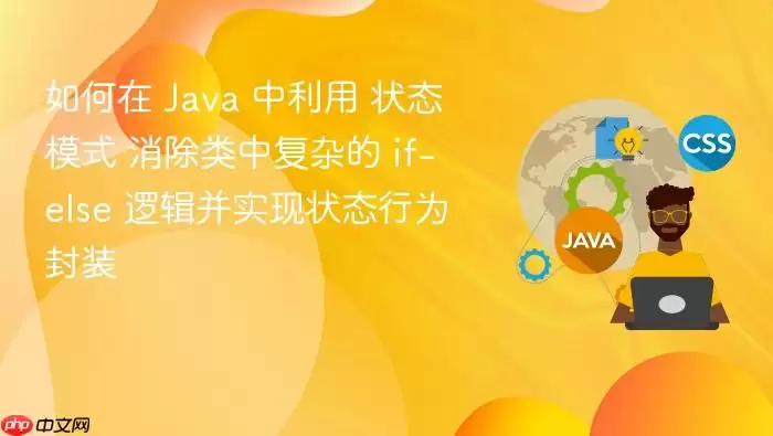 如何在 Ja va 中 利用 状态模式 消除类中复杂的 if-else 逻辑并实现状态行为封装