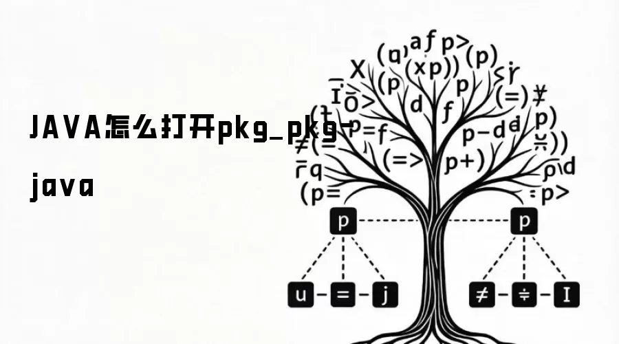 JA VA怎么打开pkg_pkg-ja va
