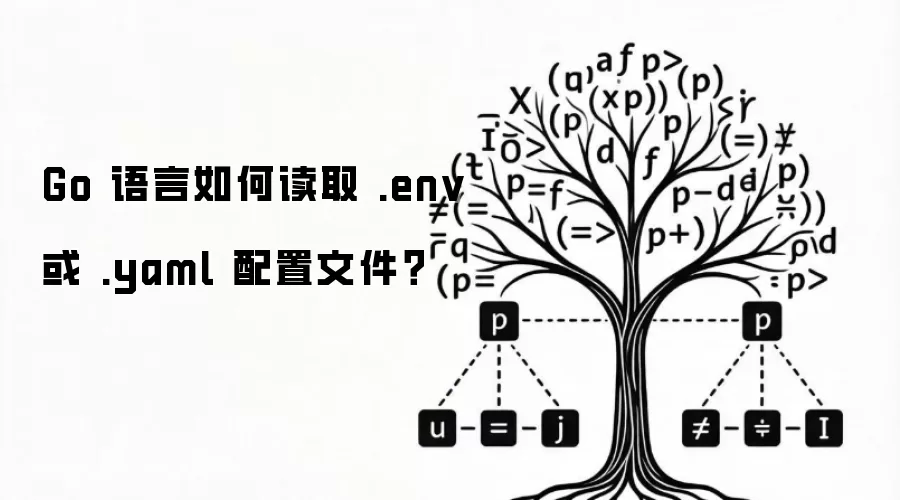 Go 语言如何读取 .env 或 .yaml 配置文件?
